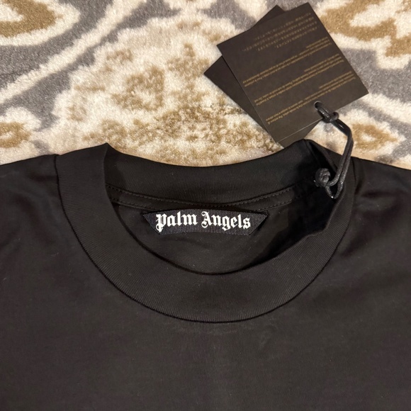 Palm Angels Broken Palm Tree Black T-Shirt Men’s Size Large - Picture 2 of 4